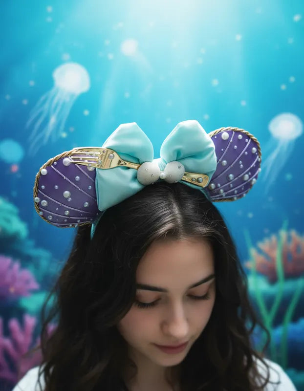 Orejitas inspiradas en la sirenita