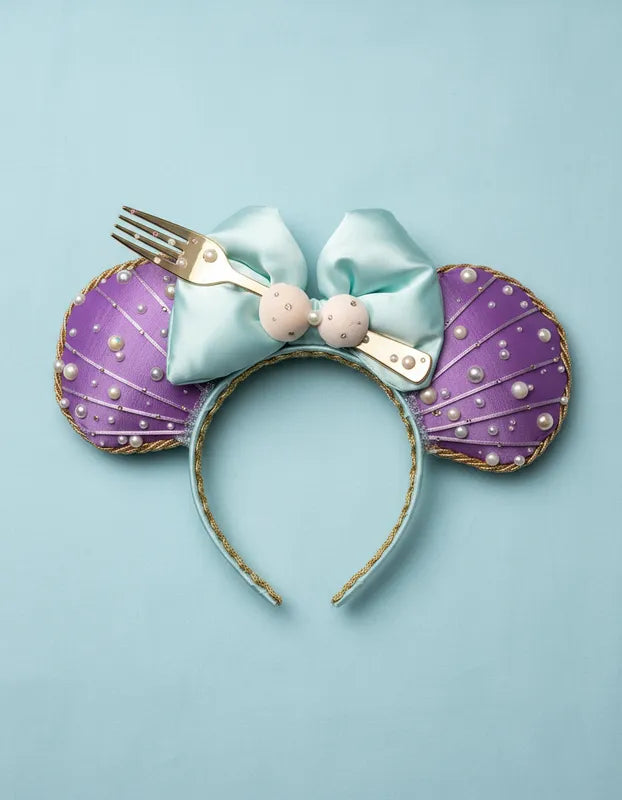 Orejitas inspiradas en la sirenita