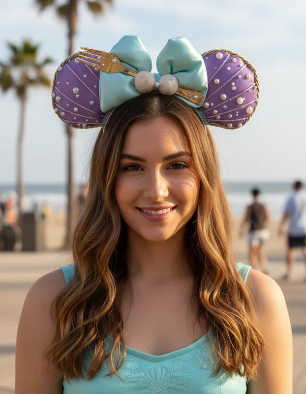 Orejitas inspiradas en la sirenita