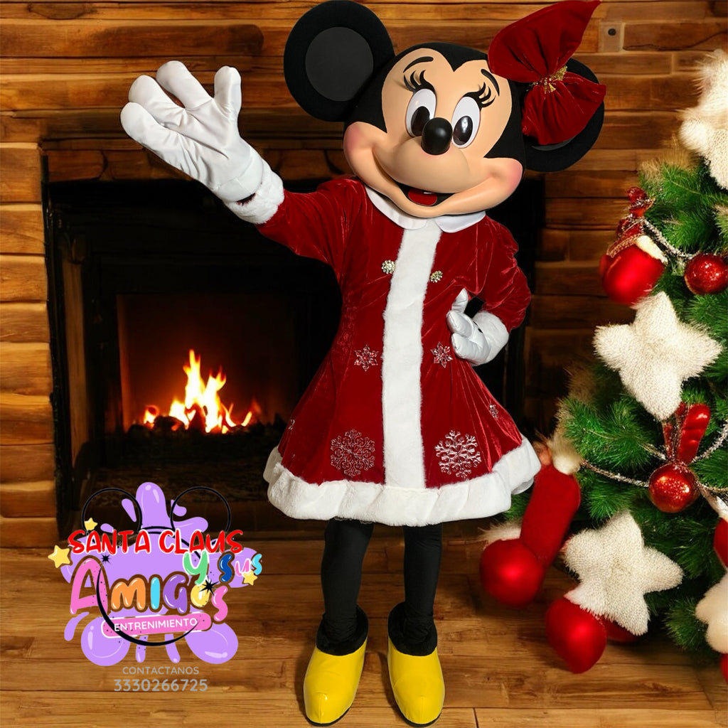 MICKEY Y MINNIE MOUSE NAVIDEÑOS
