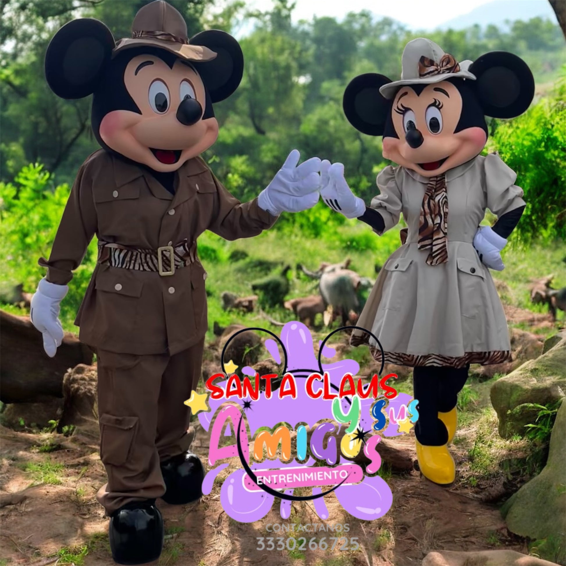 MICKEY Y MINNIE MOUSE EN TU EVENTO