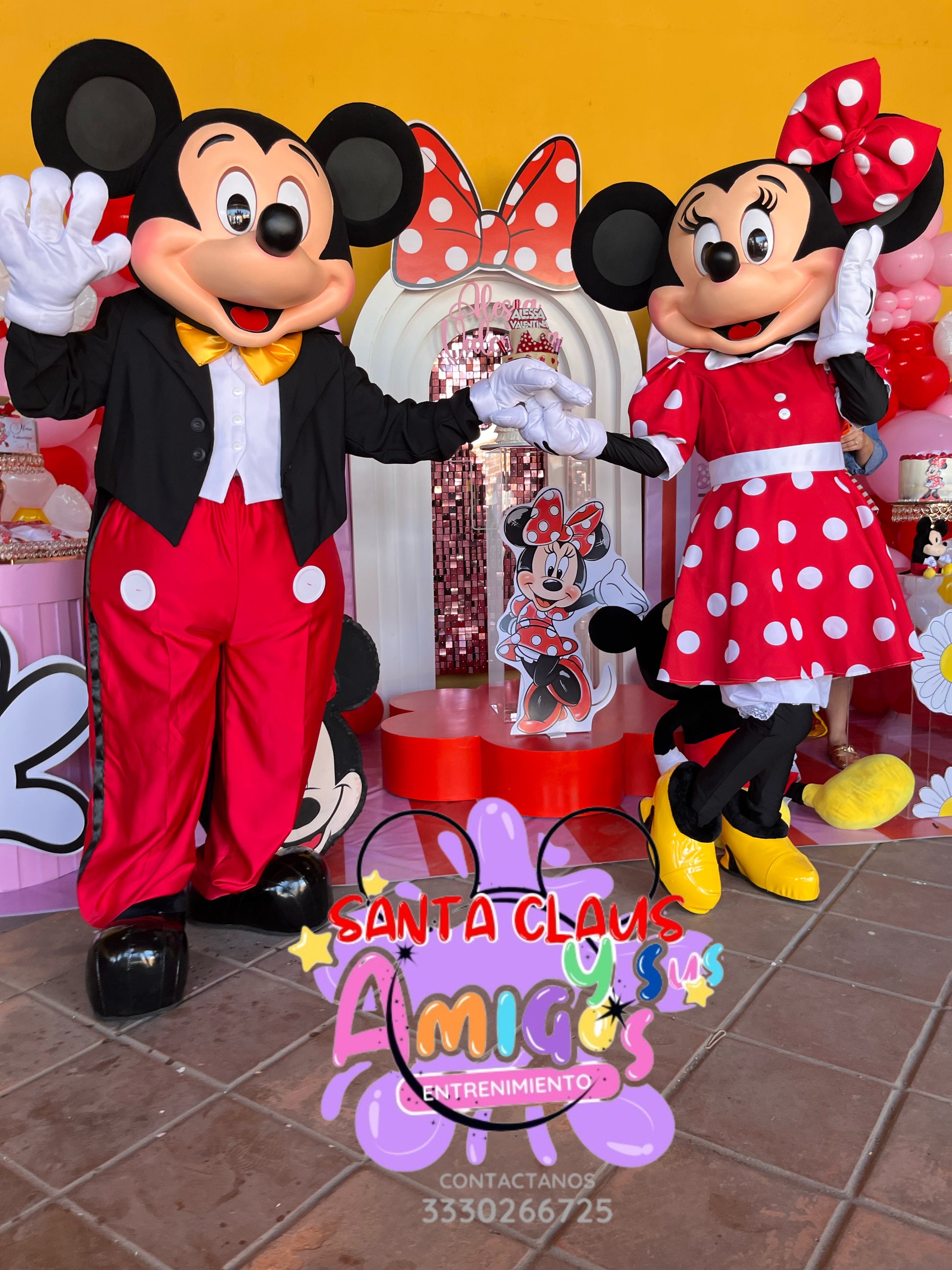 MICKEY Y MINNIE MOUSE EN TU EVENTO