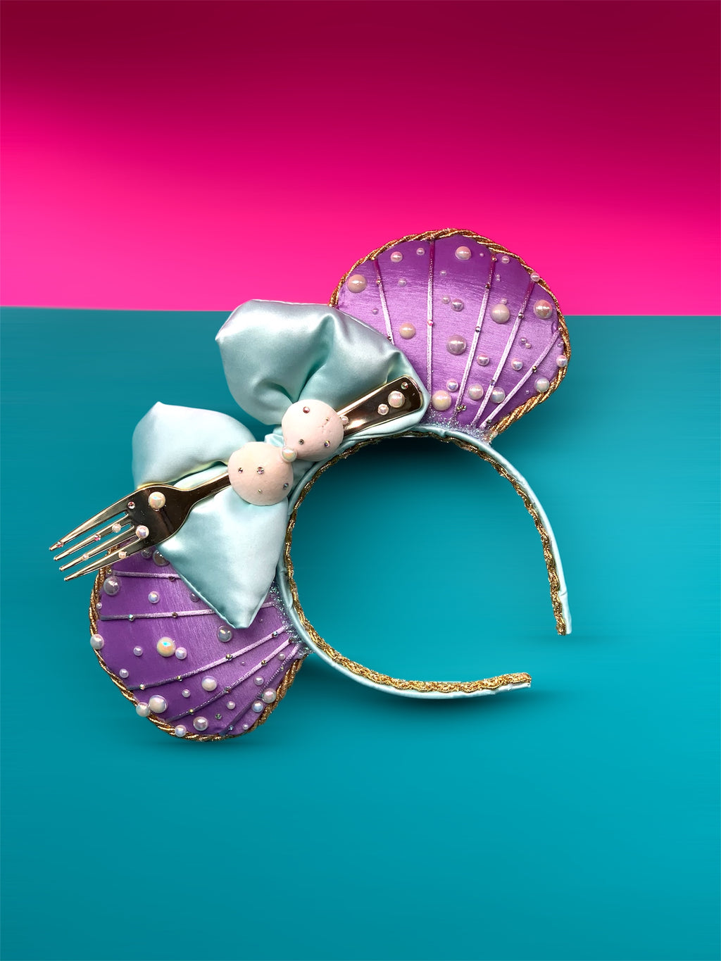 Orejitas inspiradas en la sirenita