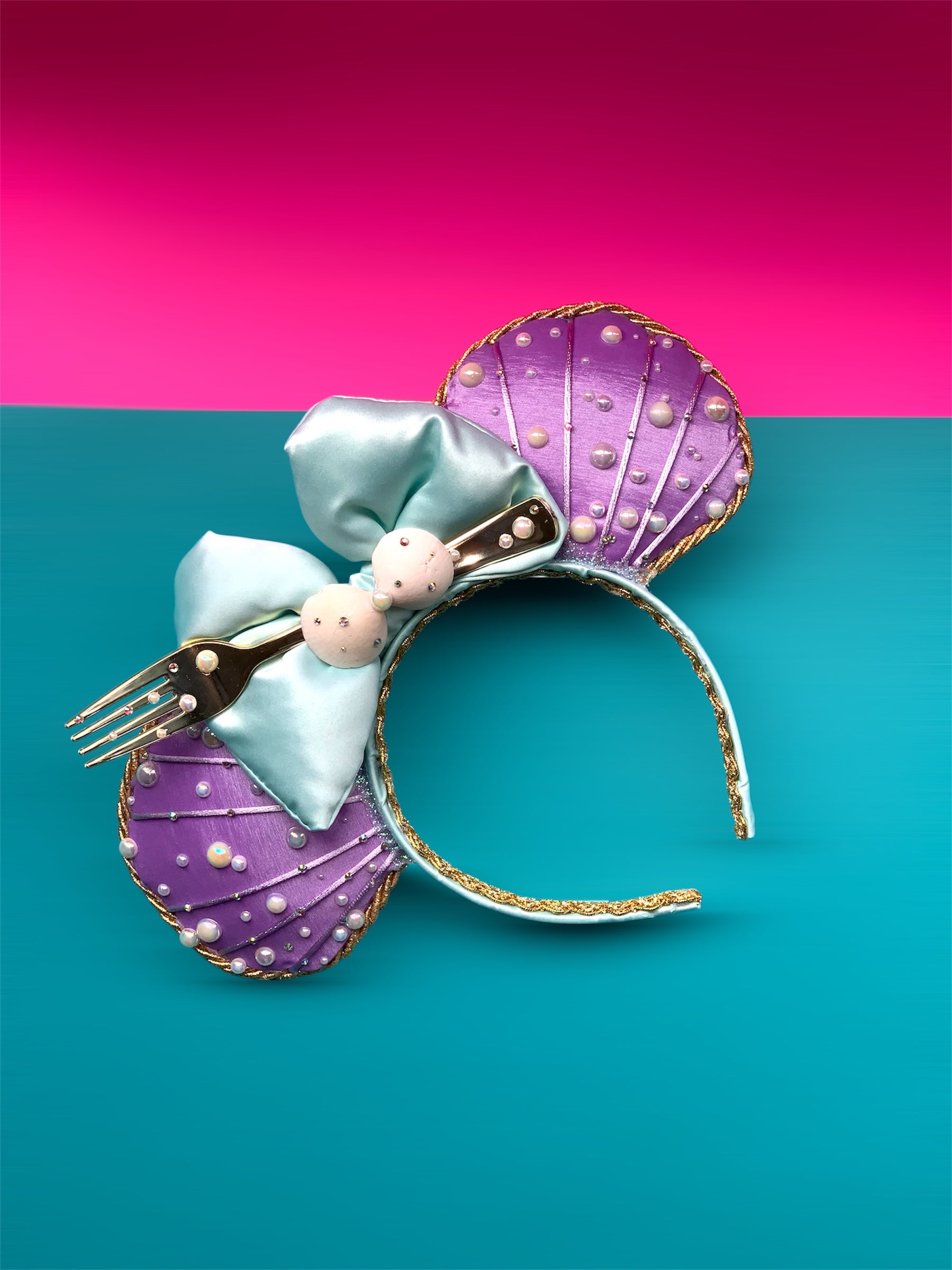 Orejitas inspiradas en la sirenita