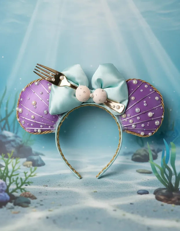 Orejitas inspiradas en la sirenita